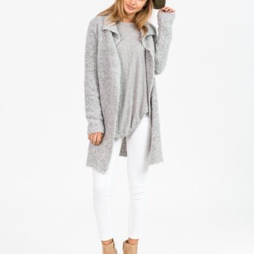 Womens Boucle Cardigan
