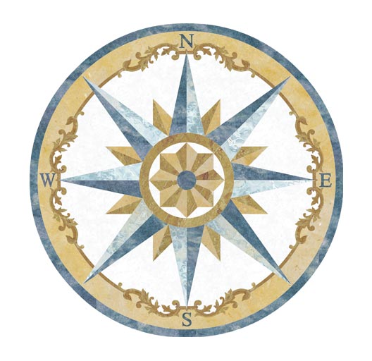 orion compass rose marble medallion 2 Pakistan