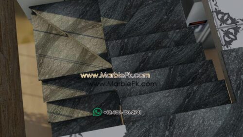 Cobra new black granite stairs in Pakistan www.marblepk.com 2