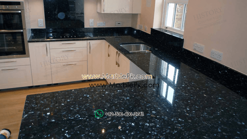 Emerald Pearl Granite Kitchen