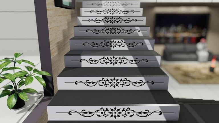 Grainte Riser Jet black Granite Tops with Snow White Granite Risers with cnc riser ...