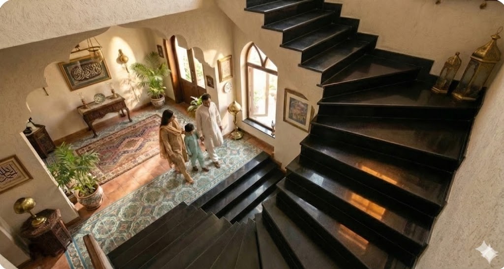 Precision CNC-crafted stairs finish and detailing