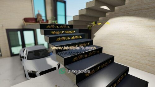 Stairs Steps Marble Pk