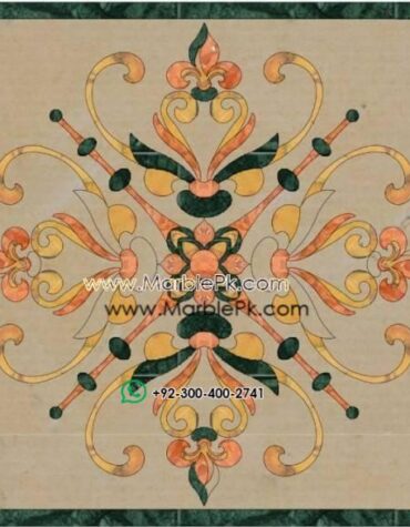 Motif Medallion Phool INLAY Floor mpk rc 375