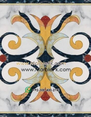 Motif Medallion Phool INLAY Floor mpk rc 389