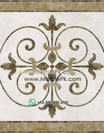 Motif Medallion Phool INLAY Floor mpk rc 391