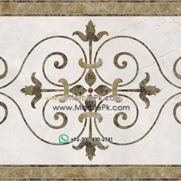 Motif Medallion Phool INLAY Floor mpk rc 391
