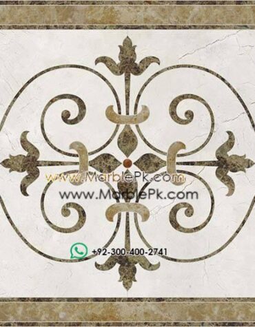 Motif Medallion Phool INLAY Floor mpk rc 391