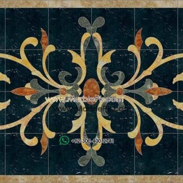 Motif Medallion Phool INLAY Floor mpk rc 394
