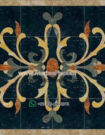 Motif Medallion Phool INLAY Floor mpk rc 394