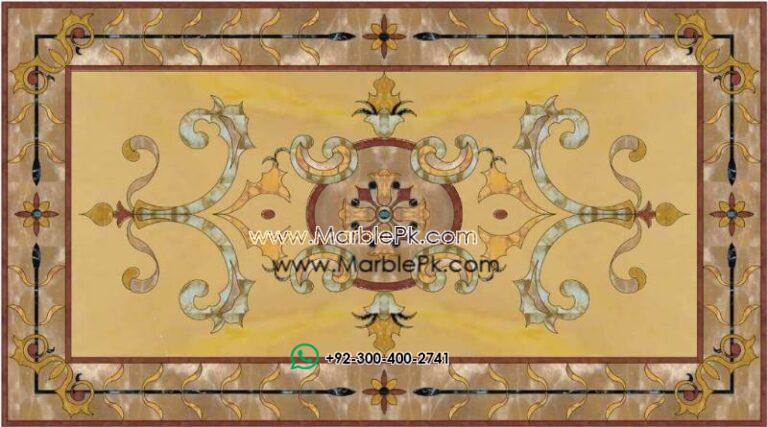 Motif Medallion Phool INLAY Floor mpk rc 395