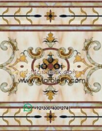 Motif Medallion Phool INLAY Floor mpk rc 396