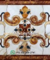 Motif Medallion Phool INLAY Floor mpk rc 398