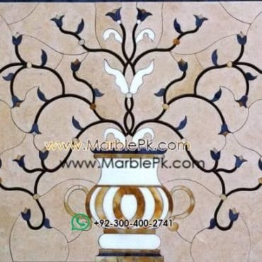 Motif Medallion Phool INLAY Floor mpk rc 399