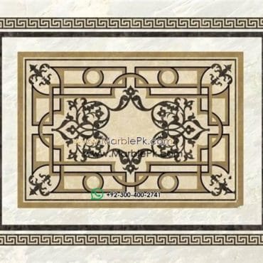 Motif Medallion Phool INLAY Floor mpk rc 402