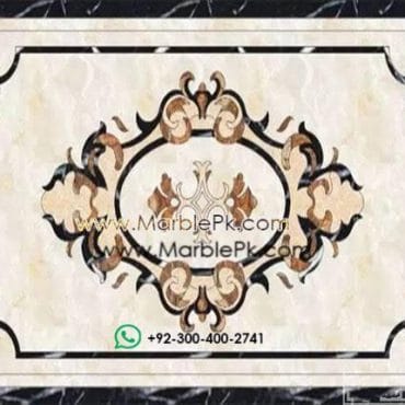 Motif Medallion Phool INLAY Floor mpk rc 403