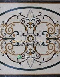 Motif Medallion Phool INLAY Floor mpk rc 407