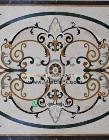 Motif Medallion Phool INLAY Floor mpk rc 407