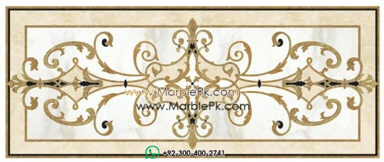 Motif Medallion Phool INLAY Floor mpk rc 410