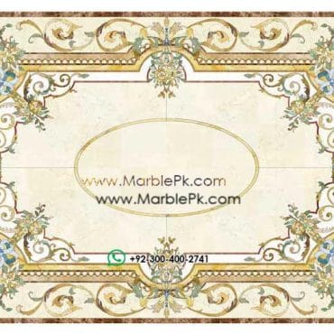 Motif Medallion Phool INLAY Floor mpk rc 411