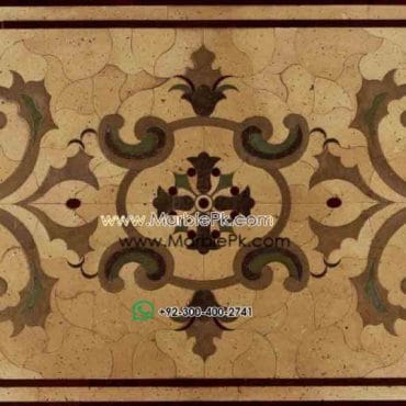 Motif Medallion Phool INLAY Floor mpk rc 418