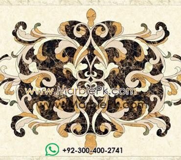 Motif Medallion Phool INLAY Floor mpk rc 419