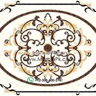 Motif Medallion Phool INLAY Floor mpk rc 421