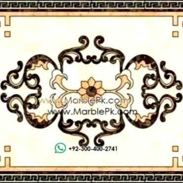 Motif Medallion Phool INLAY Floor mpk rc 424