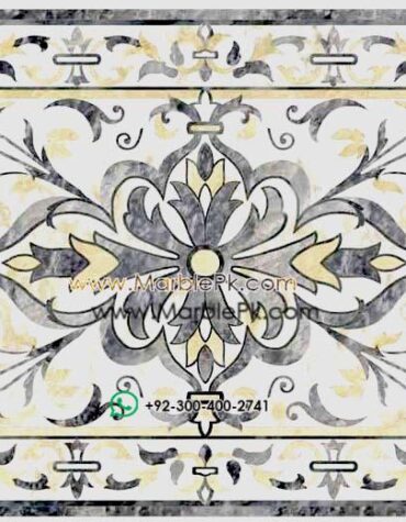 Motif Medallion Phool INLAY Floor mpk rc 428