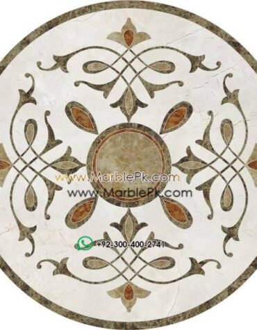 Motif Medallion Phool INLAY Floor mpk sc 375