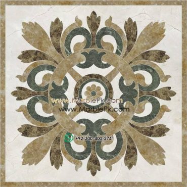 Motif Medallion Phool INLAY Floor mpk sc 376