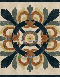 Motif Medallion Phool INLAY Floor mpk sc 377
