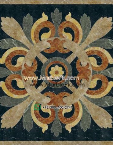 Motif Medallion Phool INLAY Floor mpk sc 378