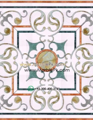 Motif Medallion Phool INLAY Floor mpk sc 379