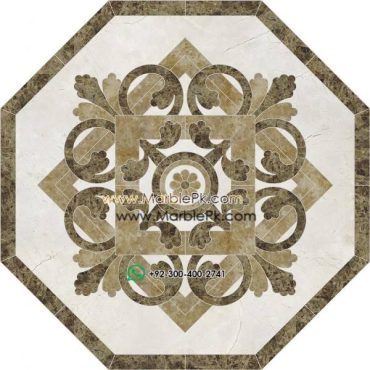 Motif Medallion Phool INLAY Floor mpk sc 380