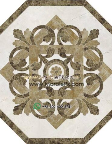 Motif Medallion Phool INLAY Floor mpk sc 380