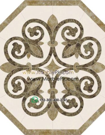 Motif Medallion Phool INLAY Floor mpk sc 381