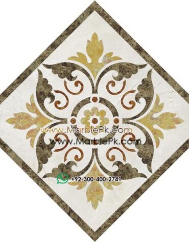 Motif Medallion Phool INLAY Floor mpk sc 382