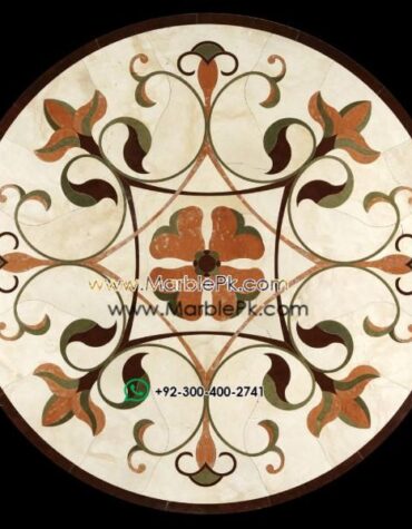 Motif Medallion Phool INLAY Floor mpk sc 386
