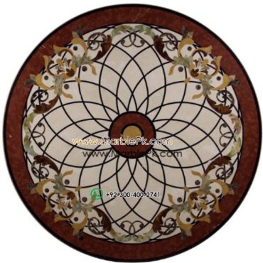 Motif Medallion Phool INLAY Floor mpk sc 393