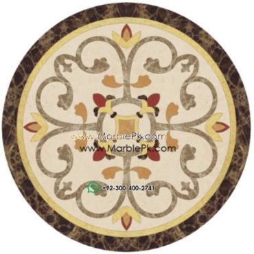 Motif Medallion Phool INLAY Floor mpk sc 395