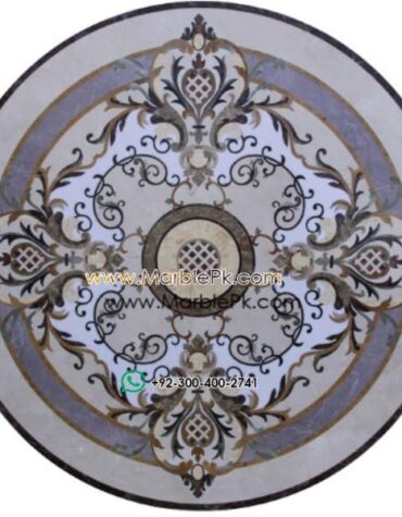 Motif Medallion Phool INLAY Floor mpk sc 400