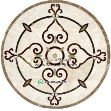 Motif Medallion Phool INLAY Floor mpk sc 402