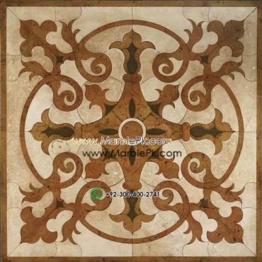 Motif Medallion Phool INLAY Floor mpk sc 409