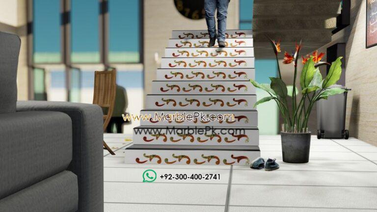 Onyx Inlay Riser Marble Granite Stairs Design in pakistan www.Marblepk.com 7