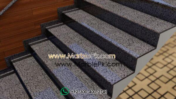 Tropical granite stairs