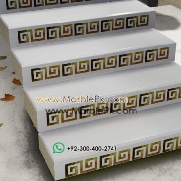 Versace Riser WHITE white onyx Marble Granite Stairs Design in pakistan www.Marblepk.com 1