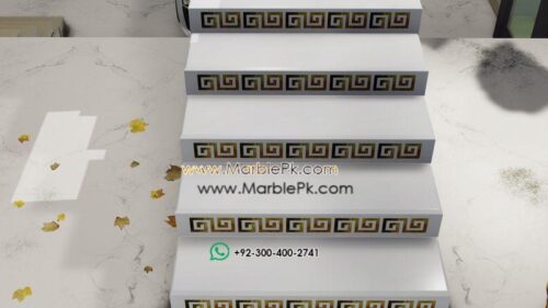Versace Riser WHITE white onyx Marble Granite Stairs Design in pakistan www.Marblepk.com 8
