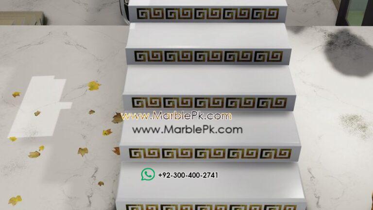 Versace Riser WHITE white onyx Marble Granite Stairs Design in pakistan www.Marblepk.com 8