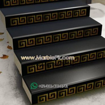 Versace Riser black black onyx Marble Granite Stairs Design in pakistan www.Marblepk.com 9